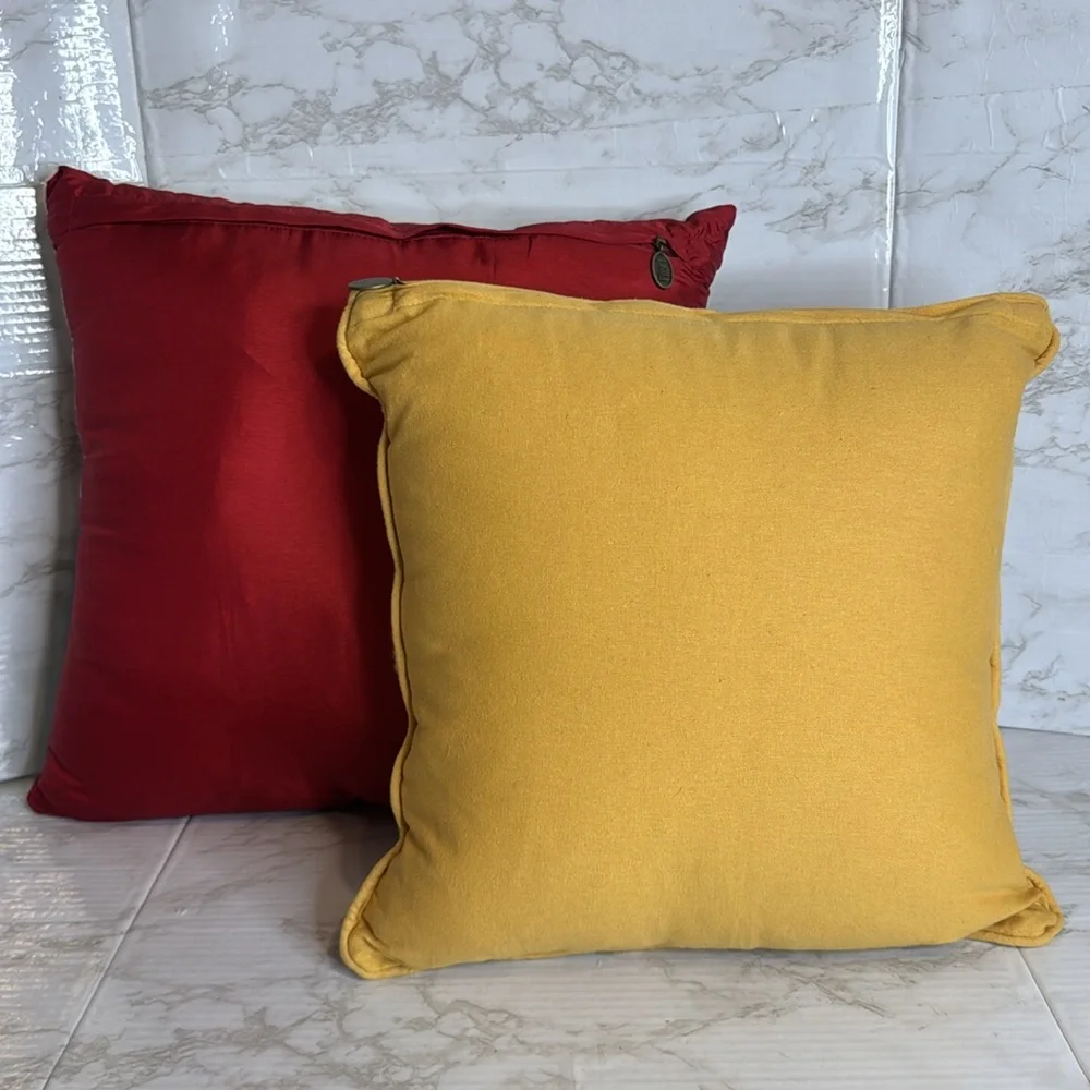 Pier 1 floral and birds home decor couch accent throw pillows Colorful boho